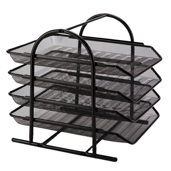 deskstorage organizer 4-tier file rack metal mesh letter tray scratch-resistant stackable desk holder office storaging
deskstorage organizer 4-tier file rack metal mesh letter tray scratch-resistant stackable desk holder office storaging