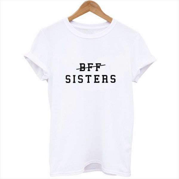 bff sisters letter print t shirt women short sleeve o neck loose tshirt 2020 summer women tee shirt camisetas mujer, White
bff sisters letter print t shirt women short sleeve o neck loose tshirt 2020 summer women tee shirt camisetas mujer, White