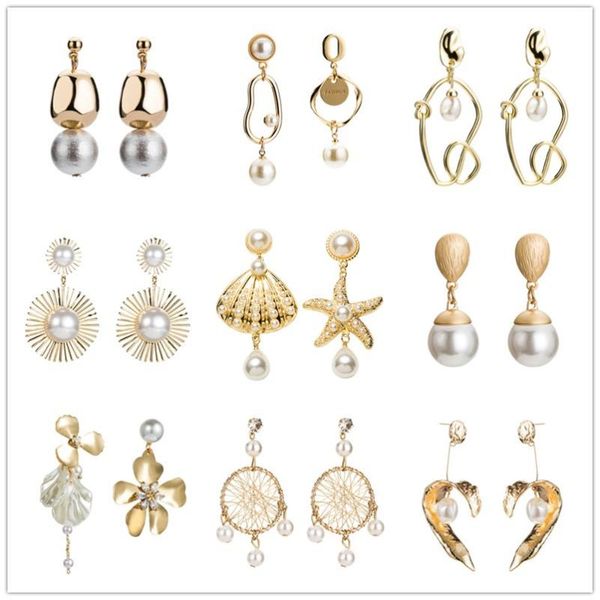 dangle & chandelier fashion elegant metal gold square earrings for women heart triangle geometric irregular imitation pearl drop jewelry, Silver
dangle & chandelier fashion elegant metal gold square earrings for women heart triangle geometric irregular imitation pearl drop jewelry, Silver