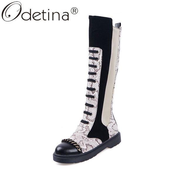 odetina women chunky cuban low heel tall boots chain zip up winter autumn platform patchwork comfort knee high boot plus size 43, Black
odetina women chunky cuban low heel tall boots chain zip up winter autumn platform patchwork comfort knee high boot plus size 43, Black