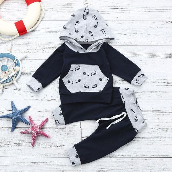2pcs toddler boy girl set print hoodie +pants outfits soft baby boys girls clothes fashion august 11, White 
2pcs toddler boy girl set print hoodie +pants outfits soft baby boys girls clothes fashion august 11, White