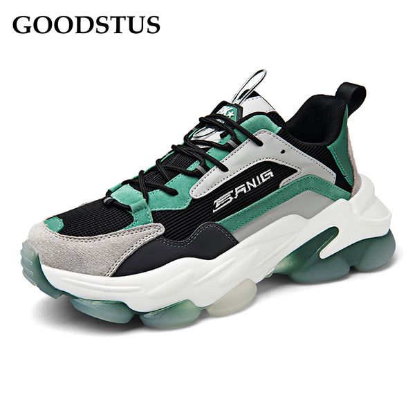 goodstus men mesh sneaker breathable comfortable height increase lace-up anti-slip male autumn clunky sneaker, Black
goodstus men mesh sneaker breathable comfortable height increase lace-up anti-slip male autumn clunky sneaker, Black