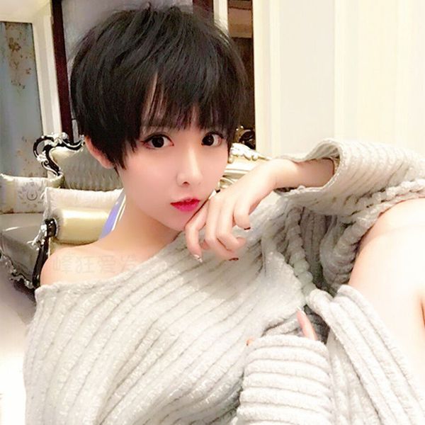 foreign trade explosion model wig female grandma gray handsome short hair high temperature silk mechanism headgear, Black
foreign trade explosion model wig female grandma gray handsome short hair high temperature silk mechanism headgear, Black