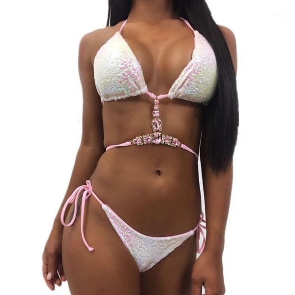 suits bandage designer swimwear clothing festidoes women sequined bikini sets bras briefs 2pcs bikini, White;black
suits bandage designer swimwear clothing festidoes women sequined bikini sets bras briefs 2pcs bikini, White;black