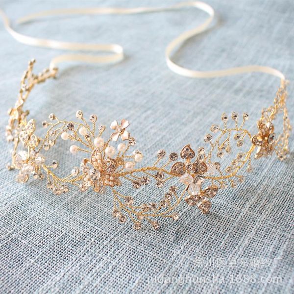 o 044 bride headwear bride's hair in europe and america hollow water drilling flower leaf foreign trade source batch, Golden;silver
o 044 bride headwear bride's hair in europe and america hollow water drilling flower leaf foreign trade source batch, Golden;silver