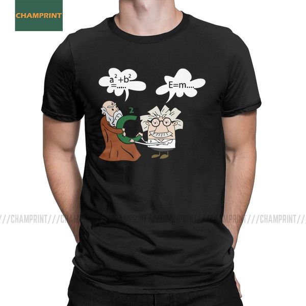 men t-shirt pythagoras and einstein cotton tees short sleeve geometry einstein theorem physics math t shirt o neck printed
men t-shirt pythagoras and einstein cotton tees short sleeve geometry einstein theorem physics math t shirt o neck printed
