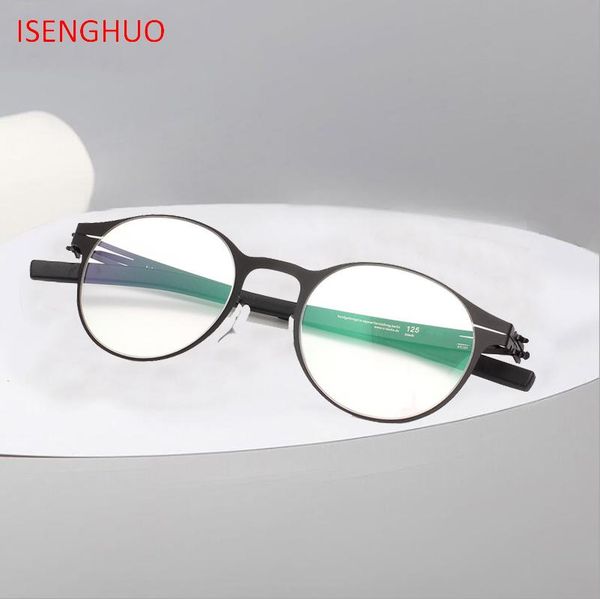 isenghuo ic unique design brand glasses frame men and women ultra-light ultra-thin eyeglasses frames prescription glasses, Black
isenghuo ic unique design brand glasses frame men and women ultra-light ultra-thin eyeglasses frames prescription glasses, Black