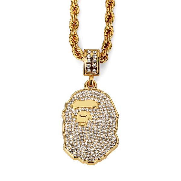 hip hop iced out quavo choker full rhinestone ape pendent necklaces fashion women men jewelry necklaces accessories, Silver
hip hop iced out quavo choker full rhinestone ape pendent necklaces fashion women men jewelry necklaces accessories, Silver