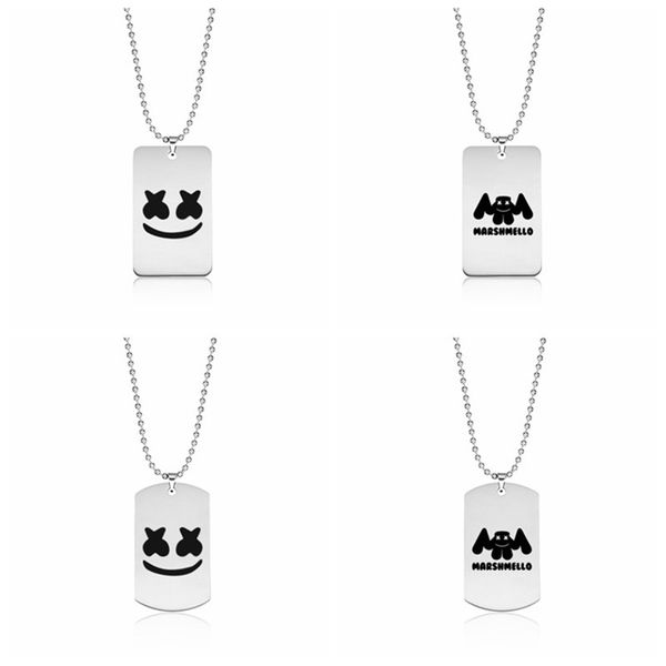 wholesale marshmello dj necklace stainless steel engrave watchband necklace arshmello music fans souvenir marshmello jewelry, Silver
wholesale marshmello dj necklace stainless steel engrave watchband necklace arshmello music fans souvenir marshmello jewelry, Silver