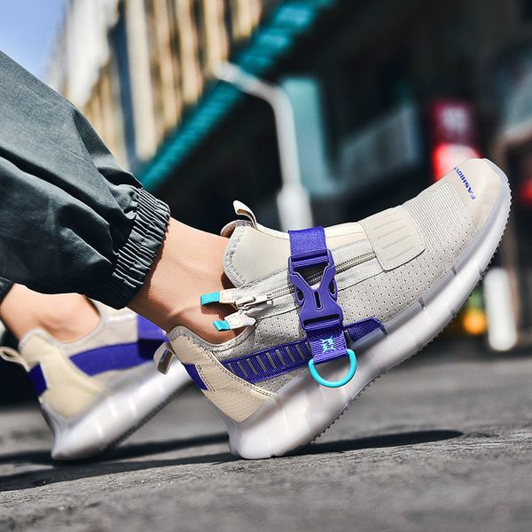 men's casual shoes men's comfortable outdoor sports shoes casual breathable fashion buckle zipper color, Black
men's casual shoes men's comfortable outdoor sports shoes casual breathable fashion buckle zipper color, Black