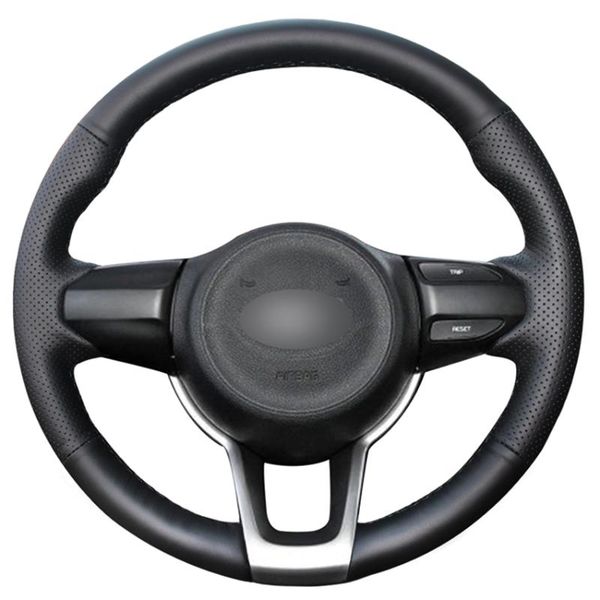 black pu faux leather hand-stitched car steering wheel cover for kia rio 2020-2020 rio5 2020 k2 picanto morning
black pu faux leather hand-stitched car steering wheel cover for kia rio 2020-2020 rio5 2020 k2 picanto morning
