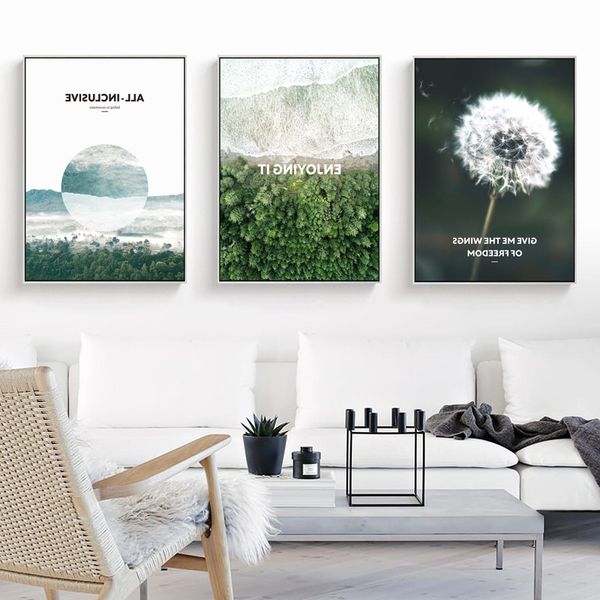 canvas painting green plant wall art posters and prints dandelion landscape wall pictures for living room decoration home decor
canvas painting green plant wall art posters and prints dandelion landscape wall pictures for living room decoration home decor