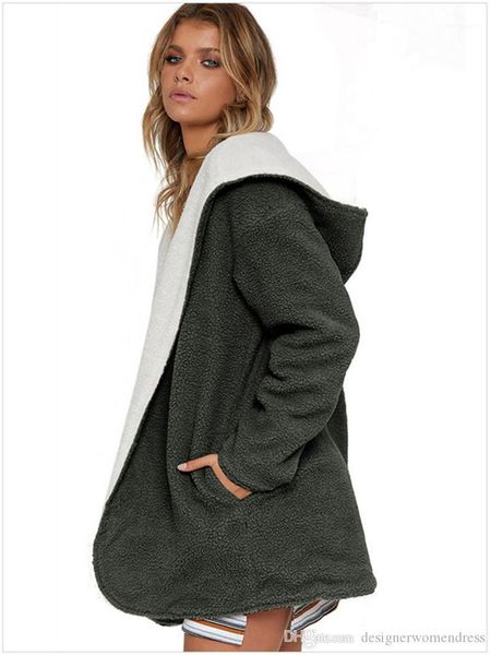 fur coats solid color winter casual plush loose long sleeved hooded thick womens fashion coats women winter coats, Black
fur coats solid color winter casual plush loose long sleeved hooded thick womens fashion coats women winter coats, Black