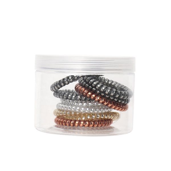 european and american new style hair tie large phone rope simple wind metal color hair tie storage box 5-color hair tie sale, Pink
european and american new style hair tie large phone rope simple wind metal color hair tie storage box 5-color hair tie sale, Pink