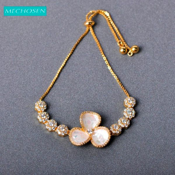 link, chain mechosen elegant clover bracelets flower petals shiny cubic zirconia copper hand jewelry women's girls party banquet decora, Black
link, chain mechosen elegant clover bracelets flower petals shiny cubic zirconia copper hand jewelry women's girls party banquet decora, Black