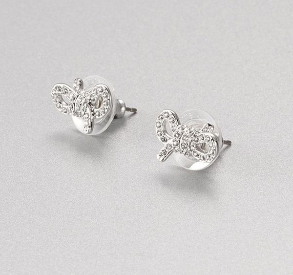 pandoo fashion charm sterling silver original 1:1 engraving, bow element elegant generous earrings women luxury jewelry gift, Golden;silver
pandoo fashion charm sterling silver original 1:1 engraving, bow element elegant generous earrings women luxury jewelry gift, Golden;silver