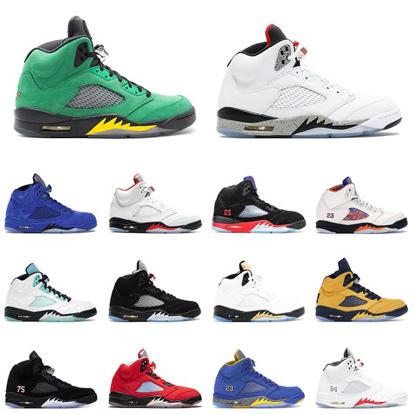5s mens basketball shoes jumpman 5 oregon ducks fire red ghost green alternate bel grape blue suede white cement men sports sneakers
5s mens basketball shoes jumpman 5 oregon ducks fire red ghost green alternate bel grape blue suede white cement men sports sneakers