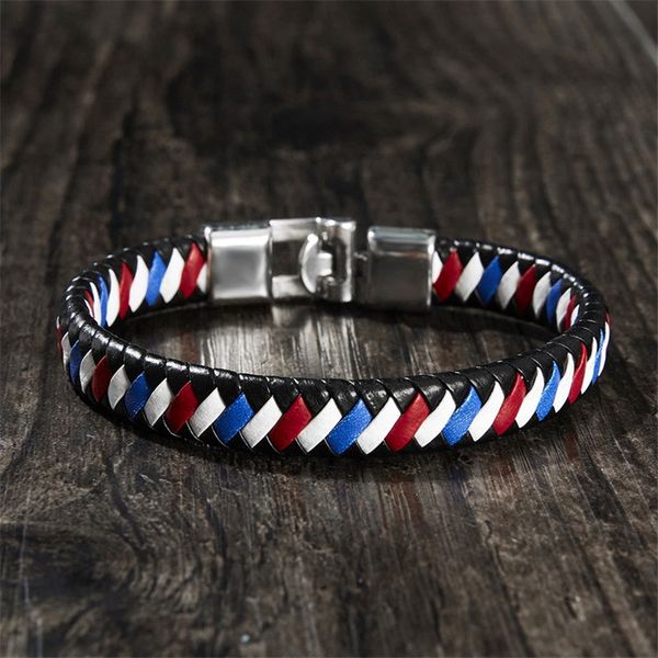 punk style men black leather bracelet 22cm braided pu leather bracelet simple hook bracelets fashion men jewelry, Golden;silver
punk style men black leather bracelet 22cm braided pu leather bracelet simple hook bracelets fashion men jewelry, Golden;silver