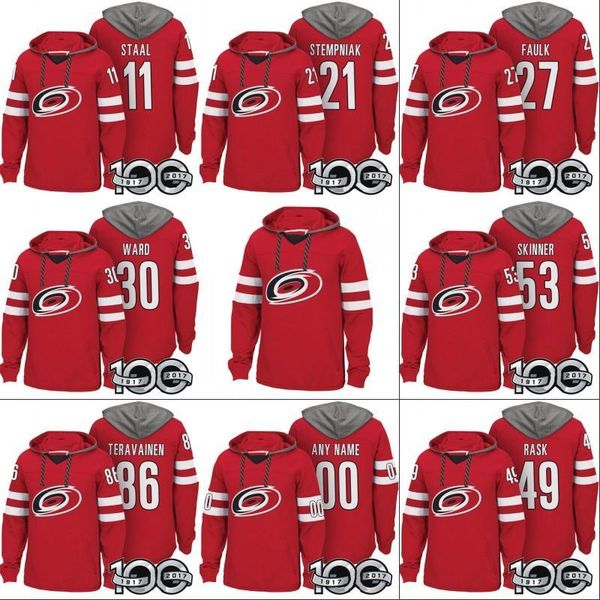 carolina hurricanes hoodies 100th patch 11 staal 20 sebastian aho 21 lee stempniak 27 justin faulk 30 cam ward 53 jeff skinner hockey jersey, Black;red
carolina hurricanes hoodies 100th patch 11 staal 20 sebastian aho 21 lee stempniak 27 justin faulk 30 cam ward 53 jeff skinner hockey jersey, Black;red