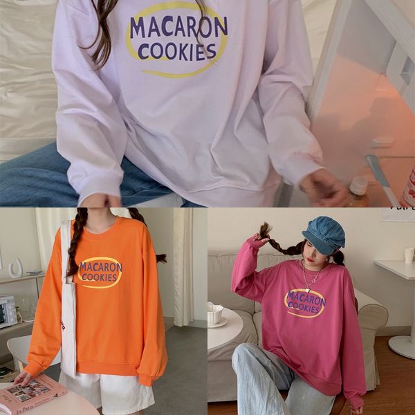 autumn and winter new 65/35 cotton long sleeve loose women's korean sweatersweater sweater style loose mid-length ins student 1l9yq, Black
autumn and winter new 65/35 cotton long sleeve loose women's korean sweatersweater sweater style loose mid-length ins student 1l9yq, Black