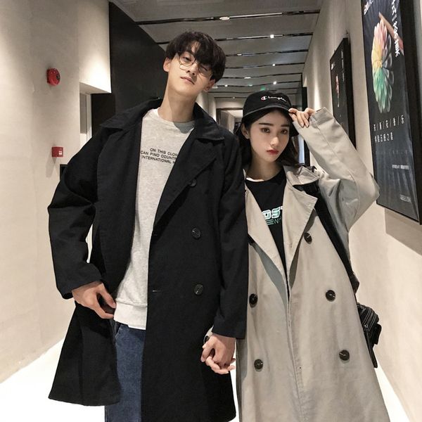 autumn men's new fashion personality temperament long-sleeved casual loose solid color cotton polyester lapel wild windbreaker, Tan;black
autumn men's new fashion personality temperament long-sleeved casual loose solid color cotton polyester lapel wild windbreaker, Tan;black