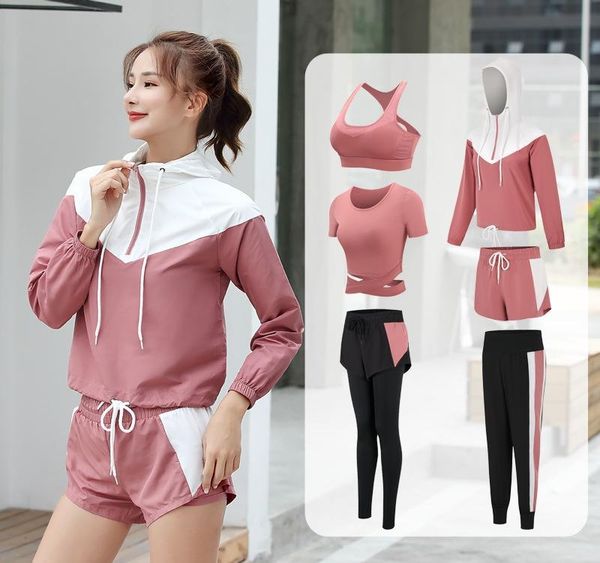 2020 yoga clothing female suit violent sweat dry fitness trousers running fitness exercise six piece set, White;red
2020 yoga clothing female suit violent sweat dry fitness trousers running fitness exercise six piece set, White;red
