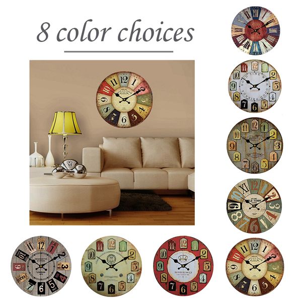 wall clocks 8 choices european retro style quartz wooden clock for living room bedroom home decor coated paper material
wall clocks 8 choices european retro style quartz wooden clock for living room bedroom home decor coated paper material
