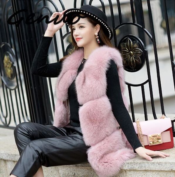 mujer 2020 зимних женщины luxury genuo новых искусственный мех жилет плюс размер моды длинных искусственного меха gilet femme вест кардиган, Black
mujer 2020 зимних женщины luxury genuo новых искусственный мех жилет плюс размер моды длинных искусственного меха gilet femme вест кардиган, Black