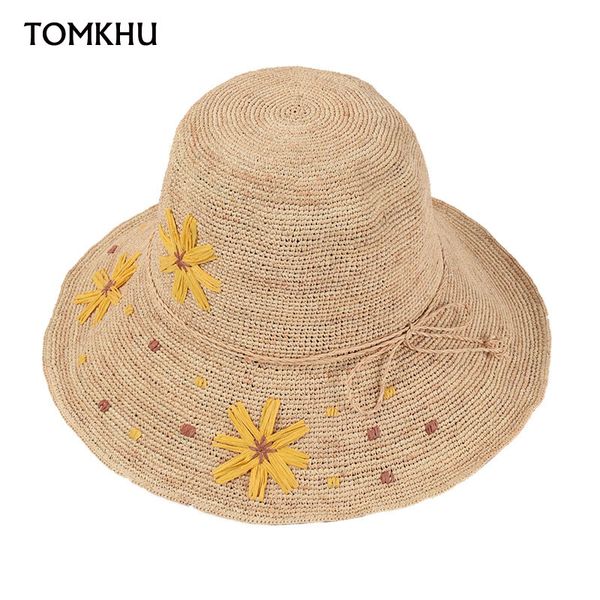 elegant raffia straw hat women summer embroidery flowers literary travel holiday seaside beach hat sun protection vintage cap, Blue;gray
elegant raffia straw hat women summer embroidery flowers literary travel holiday seaside beach hat sun protection vintage cap, Blue;gray