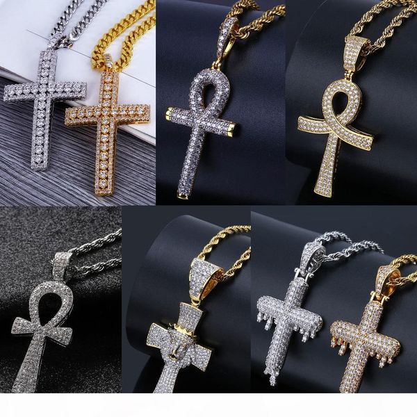 6 styles luxury cubic zirconia hiphop cross pendant necklaces for men bling ice out hip hop jewelry 18k gold plated necklace, Silver
6 styles luxury cubic zirconia hiphop cross pendant necklaces for men bling ice out hip hop jewelry 18k gold plated necklace, Silver