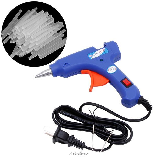 professional electric heating melt glue gun 20w 50pcs glue sticks adhesive
professional electric heating melt glue gun 20w 50pcs glue sticks adhesive