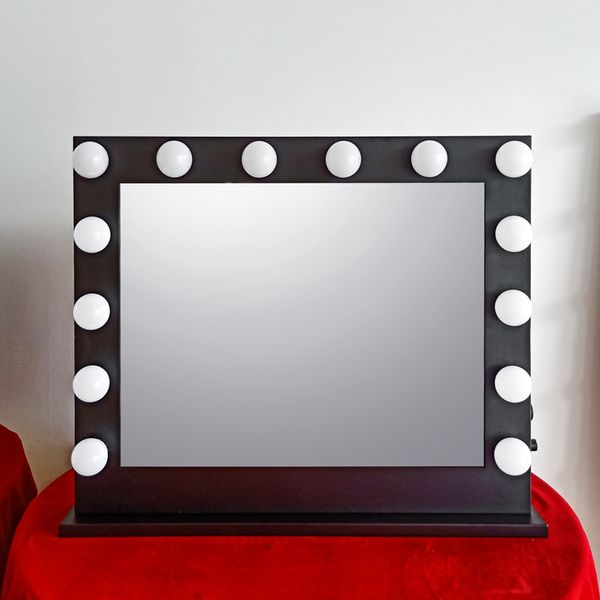wholesale beautiful custom black design hollywood bulb deskvanity led with light usb square big size makeup mirror
wholesale beautiful custom black design hollywood bulb deskvanity led with light usb square big size makeup mirror