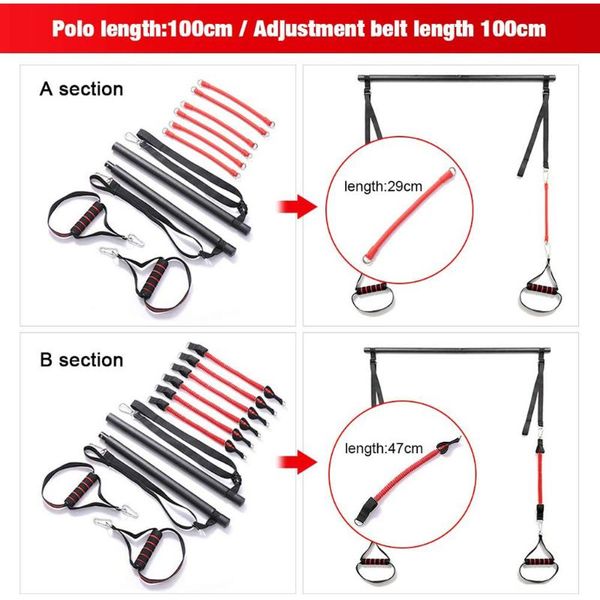 resistance bands portable home gym pilates bar system full body leg stretch strap workout equipment training yoga kit fitness
resistance bands portable home gym pilates bar system full body leg stretch strap workout equipment training yoga kit fitness