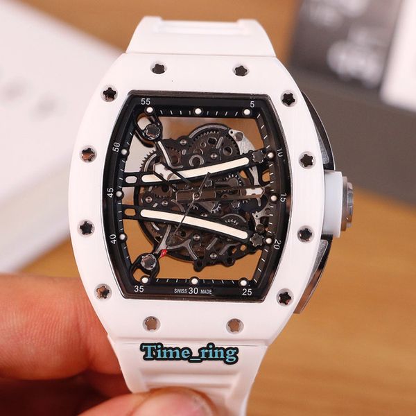 edition rm61-01 skeleton dial tzp-n ceramics case automatic mechanical movement rm61-01 mens watch white rubber strap designer watches, Slivery;brown
edition rm61-01 skeleton dial tzp-n ceramics case automatic mechanical movement rm61-01 mens watch white rubber strap designer watches, Slivery;brown