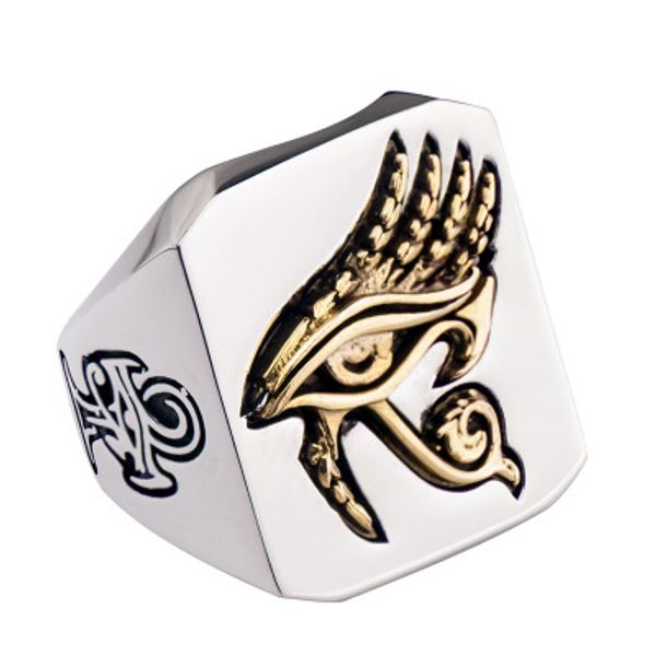 eye of horus rings for man and women copper with stainless steel index ring fashion jewelry hippop street culture, Silver
eye of horus rings for man and women copper with stainless steel index ring fashion jewelry hippop street culture, Silver