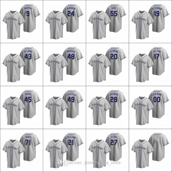 colorado rockies #19 charlie blackmon 28 nolan arenado 27 trevor story men women youth custom gray replica road jersey, Blue;black
colorado rockies #19 charlie blackmon 28 nolan arenado 27 trevor story men women youth custom gray replica road jersey, Blue;black
