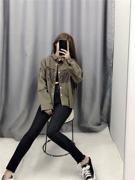 womens coat soild color lapel neck long sleeve womens outwear loose with tassel ladies designer clothing, Black;brown
womens coat soild color lapel neck long sleeve womens outwear loose with tassel ladies designer clothing, Black;brown