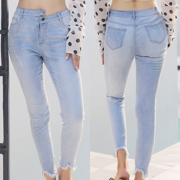fashion women lady denim skinny pants high waist stretch jeans slim pencil jeans women casual, Blue
fashion women lady denim skinny pants high waist stretch jeans slim pencil jeans women casual, Blue