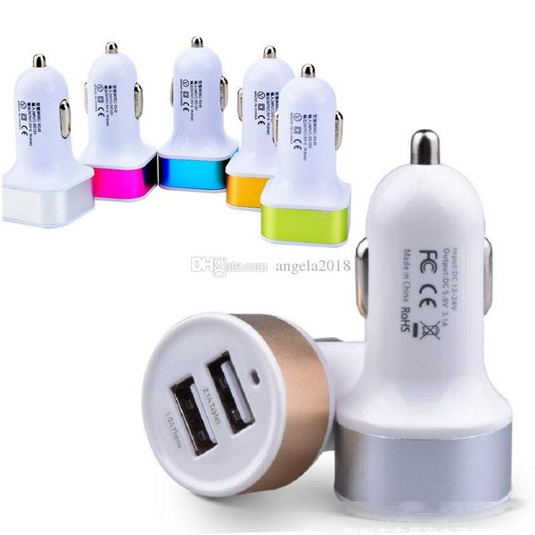 car charger aluminum cycle 5v 2.1a 2 usb dual port auto power adaptor for smart phone s8 s9 7 6 5
car charger aluminum cycle 5v 2.1a 2 usb dual port auto power adaptor for smart phone s8 s9 7 6 5
