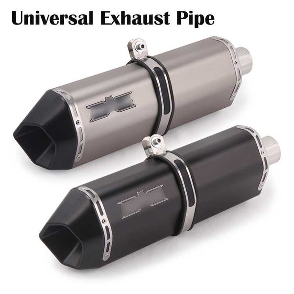 370mm 475mm motorcycle exhaust muffler tail pipe modified system stainless steel black 51mm
370mm 475mm motorcycle exhaust muffler tail pipe modified system stainless steel black 51mm