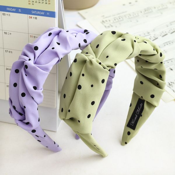 satin dot polka twist hairband headband for women girls hair accessories
satin dot polka twist hairband headband for women girls hair accessories