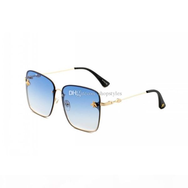 luxury sunglasses for women men design popular fashion oversized style with the bees uv protection lens, White;black
luxury sunglasses for women men design popular fashion oversized style with the bees uv protection lens, White;black
