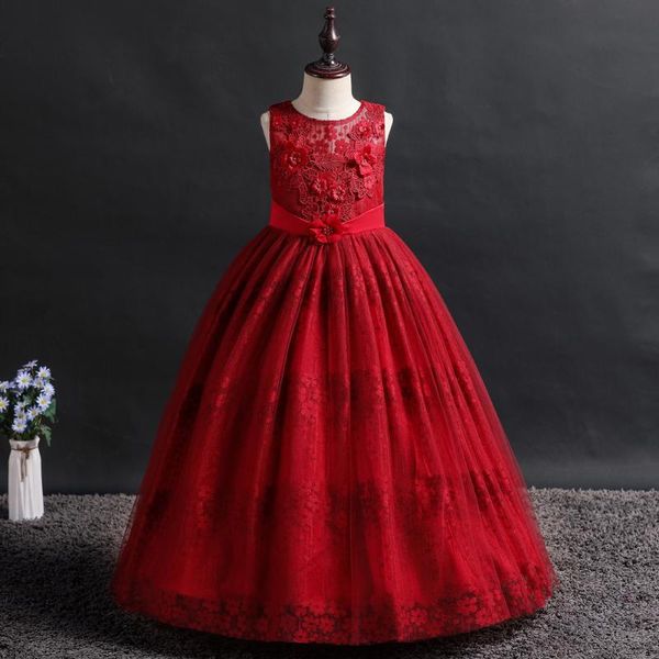 flower girl bead decoration long dress 2020 new girl wedding party exchange dress ball beauty with bow first communion dresses, Red;yellow
flower girl bead decoration long dress 2020 new girl wedding party exchange dress ball beauty with bow first communion dresses, Red;yellow