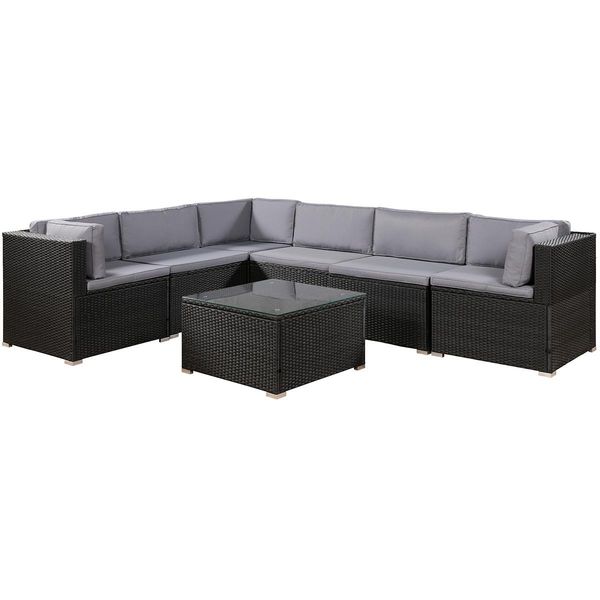 us stock 3-5 days shipping 7-piece patio furniture set outdoor sectional conversation set with soft cushions sh000027daa
us stock 3-5 days shipping 7-piece patio furniture set outdoor sectional conversation set with soft cushions sh000027daa