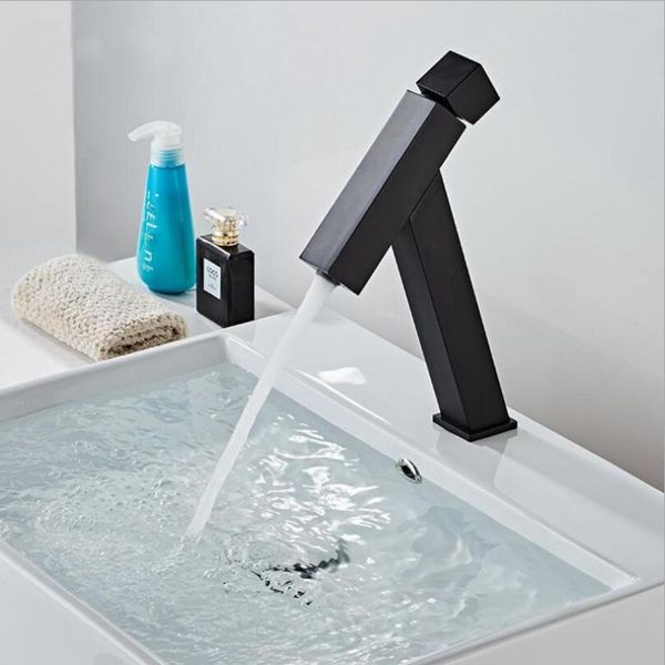 bathroom sink faucets brass high-grade square faucet black baking paint / chrome plating basin and cold water mixing tap
bathroom sink faucets brass high-grade square faucet black baking paint / chrome plating basin and cold water mixing tap