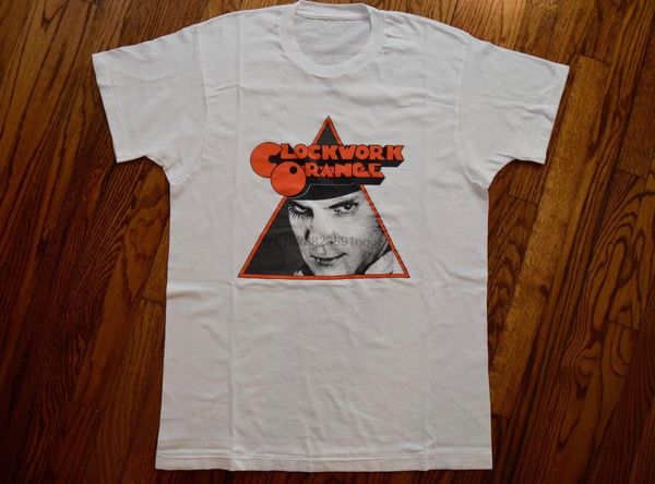 1980s заводной апельсин t-shirt vtg 70s культ фильм ужасов стэнли кубрик прохладный повседневная pride t shirt men мужская мода
1980s заводной апельсин t-shirt vtg 70s культ фильм ужасов стэнли кубрик прохладный повседневная pride t shirt men мужская мода