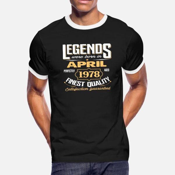 legends were born in april 1978 40th birthda t shirt men designing cotton s-3xl interesting comical summer style standard shirt
legends were born in april 1978 40th birthda t shirt men designing cotton s-3xl interesting comical summer style standard shirt