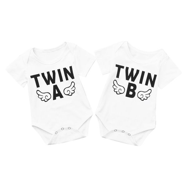 newborn toddler baby boys girls rompers funny letter twins cartoon jumpsuit clothes for infant boys girls short sleeve clothing, Blue
newborn toddler baby boys girls rompers funny letter twins cartoon jumpsuit clothes for infant boys girls short sleeve clothing, Blue
