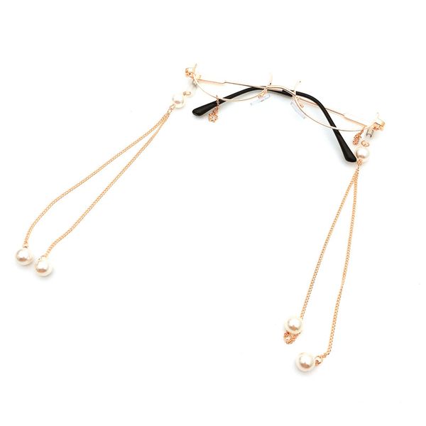 chic fashion women reading glasses chain sunglasses spectacles holder neck strap metal rope imitation pearls lanyards jewelry, Silver
chic fashion women reading glasses chain sunglasses spectacles holder neck strap metal rope imitation pearls lanyards jewelry, Silver