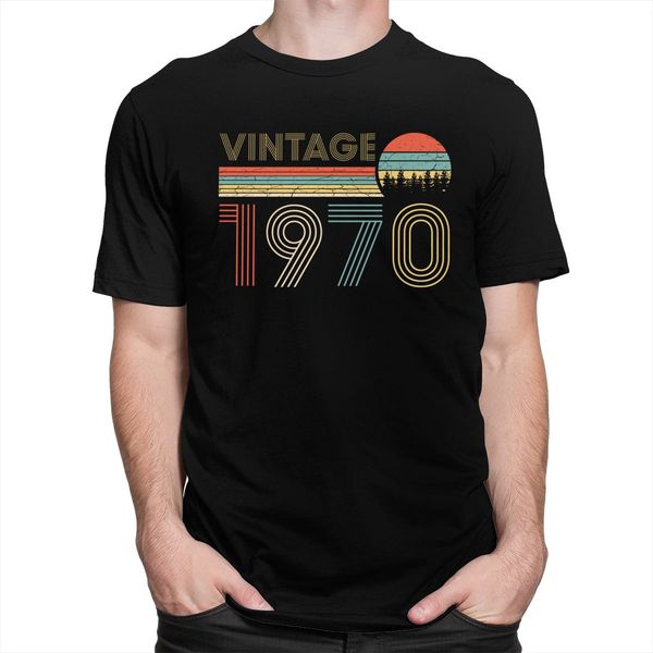 cool vintage 1970 t shirt for men o-neck short sleeve 50th birthday gift 50 years old casual tshirt cotton tee anniversary
cool vintage 1970 t shirt for men o-neck short sleeve 50th birthday gift 50 years old casual tshirt cotton tee anniversary